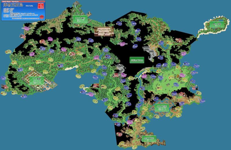 庫魯克斯採集地圖